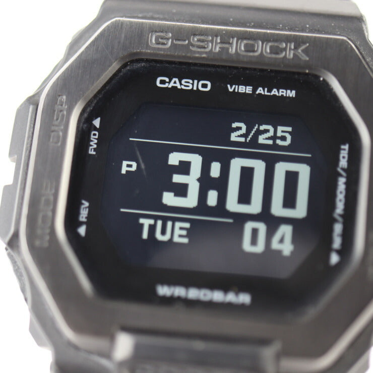CASIO カシオ G-SHOCK G-LIDE Gショック Gライド 腕時計 GBX-100NS-1JF ステンレススチール 樹脂系 ブラック デジタル