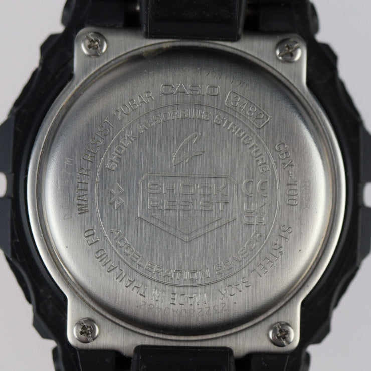 CASIO カシオ G-SHOCK G-LIDE Gショック Gライド 腕時計 GBX-100NS-1JF ステンレススチール 樹脂系 ブラック デジタル