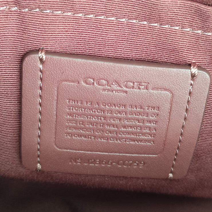 新品未使用展示品 COACH コーチ ショルダーバッグ ジェイミー カメラ バッグ シグネチャー キャンバス ウィズ レオパード プリント CC759 LIGHT SADDLE MULTI ブラウン系 PVC レザー レディース クロスボディバッグ