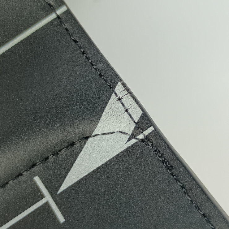 美品 VALENTINO GARAVANI ヴァレンティノ ガラヴァーニ ウエストバッグ VLTN ボディバッグ VY2B0719 GTC 0NI ブラック ホワイト レザー メンズ ショルダーバッグ