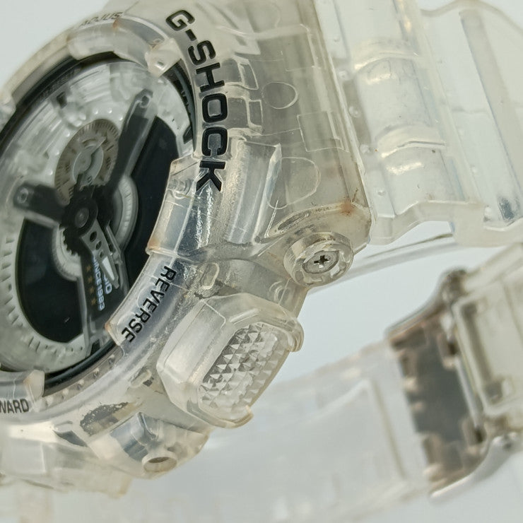 CASIO カシオ 腕時計 G-SHOCK 40th Clear Remix Gショック 40周年記念 クリアリミックス GA-114RX-7AJR クリア 樹脂 ステンレス メンズ アナデジ クオーツ