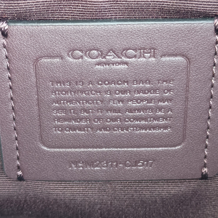 超美品 COACH コーチ ハンドバッグ Teri Hobo テリ ホーボー CJ517 ブラック ゴールド金具 レザー レディース 2WAY ショルダーバッグ