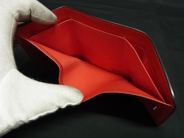 Christian Louboutin クリスチャンルブタン 三つ折り財布 ルビルゥ・コンパクトウォレット - ベージュ系 レザー レディース シルバー金具