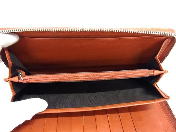 GUCCI グッチ 長財布 マイクロ グッチシマ オーガナイザー 233194 ブラウン系 レザー ユニセックス ラウンドファスナー