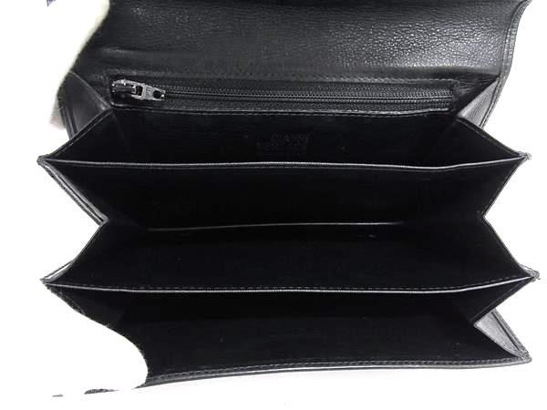 GIANNI VERSACE ジャンニ ヴェルサーチ 財布 フラップウォレット - ブラック レザー ユニセックス ゴールド金具