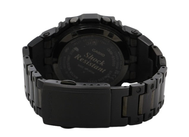 CASIO カシオ 腕時計 G-SHOCK フルメタル GMW-B5000 ブラック シルバー デジタル文字盤 ステンレス メンズ 電波ソーラー