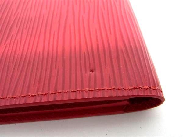 LOUIS VUITTON ルイヴィトン カードケース アンヴェロップ カルト ドゥ ヴィジット M5658E ルージュ(レッド系) エピ レディース 超美品