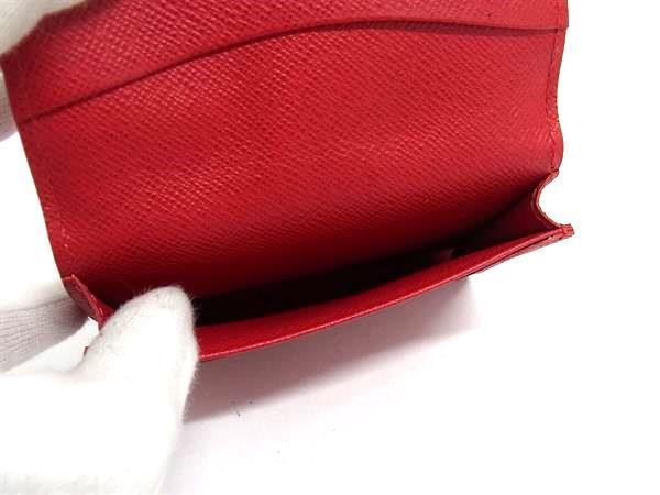 LOUIS VUITTON ルイヴィトン カードケース アンヴェロップ カルト ドゥ ヴィジット M5658E ルージュ(レッド系) エピ レディース 超美品
