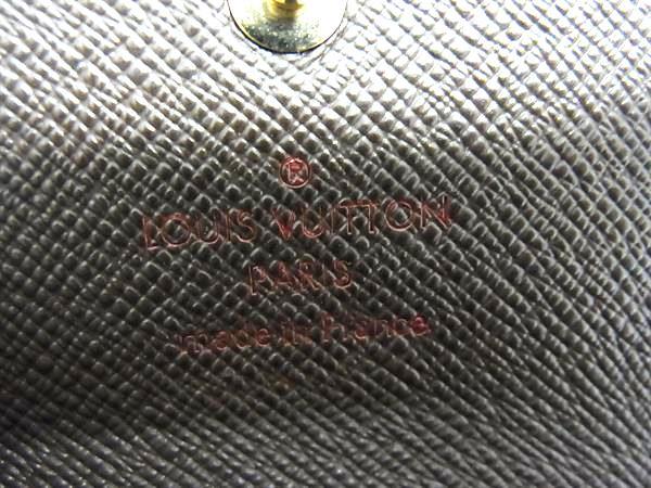 LOUIS VUITTON ルイヴィトン キーケース ダミエ ミュルティクレ6 N62630 エベヌ（ブラウン） PVC×レザー ユニセックス ゴールド金具 美品