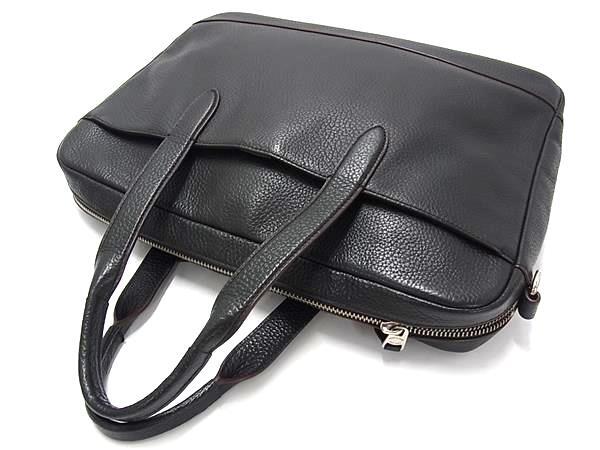 COACH コーチ ビジネスバッグ ハミルトン F11319 ブラック レザー メンズ 2WAY 美品