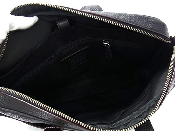 COACH コーチ ビジネスバッグ ハミルトン F11319 ブラック レザー メンズ 2WAY 美品