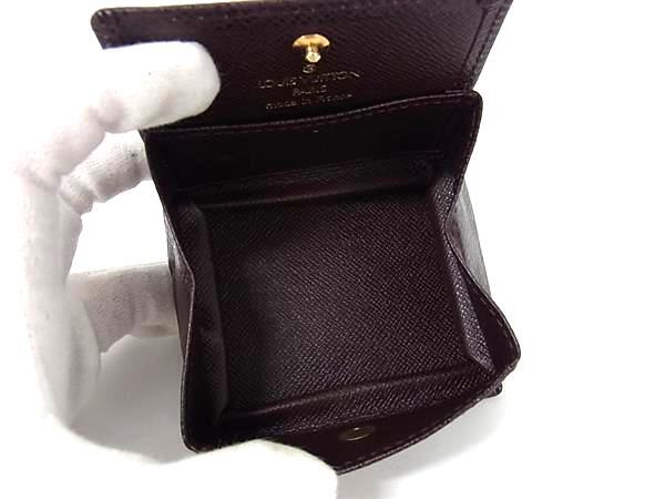 LOUIS VUITTON ルイヴィトン コインケース ポルトモネ ボワット M30386 アカジュー(ボルドー系) タイガ メンズ 美品