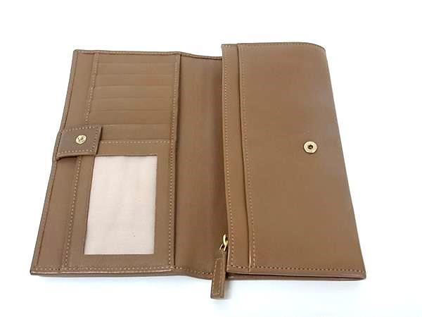 BVLGARI ブルガリ 財布 コローレ 33625 ブラウン レザー ユニセックス 二つ折り 長財布 ゴールド金具