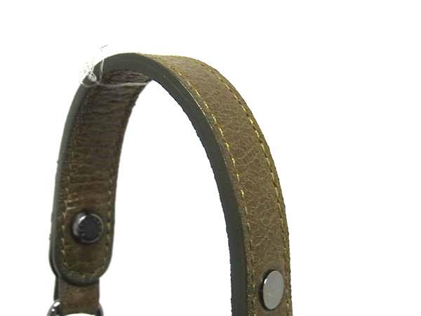 LONGCHAMP ロンシャン ショルダーバッグ アマゾーヌ マトラッセ カーキ レザー レディース チェーン 美品