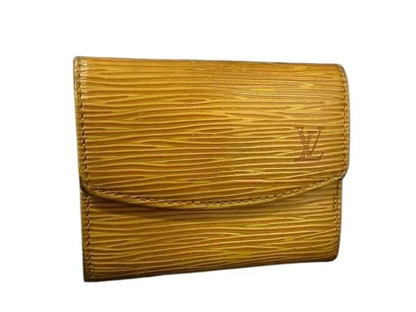 LOUIS VUITTON ルイヴィトン コインケース ポルトモネ サーンプル M63419 タッシリイエロー エピ ユニセックス