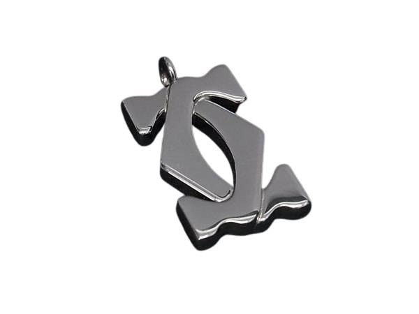 Cartier カルティエ ペンダントトップ チャーム 2Cロゴ シルバー メタル ユニセックス 美品