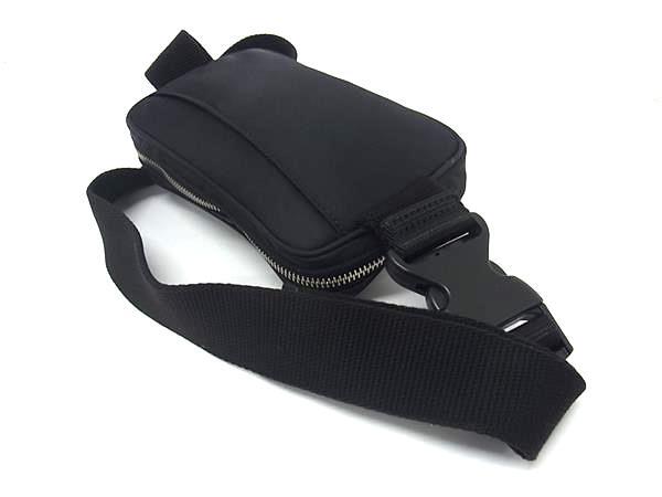 TORY BURCH トリーバーチ ボディバッグ ブラック ナイロン ユニセックス シルバー金具 超美品