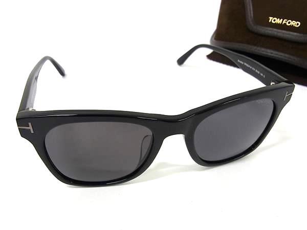 TOM FORD トムフォード サングラス Brooklyn ブルックリン TF833FN ブラック クリアブラック プラスチック ユニセックス 美品