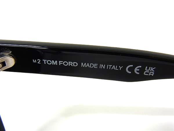 TOM FORD トムフォード サングラス Brooklyn ブルックリン TF833FN ブラック クリアブラック プラスチック ユニセックス 美品