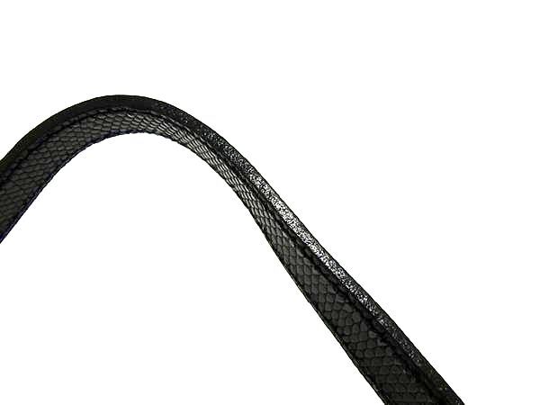 Salvatore Ferragamo フェラガモ ショルダーバッグ ヴァラ D213096 ブラック リザード型押しレザー レディース ゴールド金具