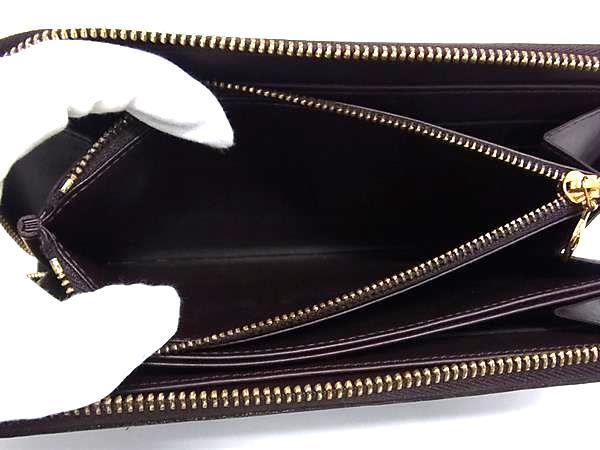LOUIS VUITTON ルイヴィトン 財布 ジッピーウォレット M93522 アマラント モノグラムヴェルニ レディース ラウンドファスナー 長財布 ゴールド金具