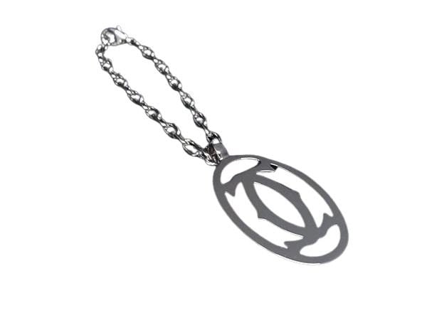 Cartier カルティエ キーホルダー 2C シルバー メタル ユニセックス 超美品