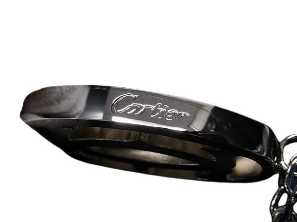 Cartier カルティエ キーホルダー 2C シルバー メタル ユニセックス 超美品