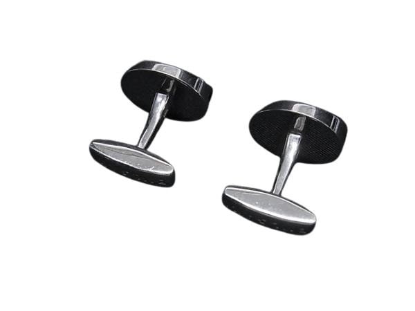 BVLGARI ブルガリ カフスボタン カフリンクス ブルガリブルガリ シルバー SV925 オニキス メンズ