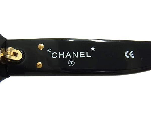 CHANEL シャネル サングラス ココマーク 02462 ブラック クリアブルー プラスチック ユニセックス