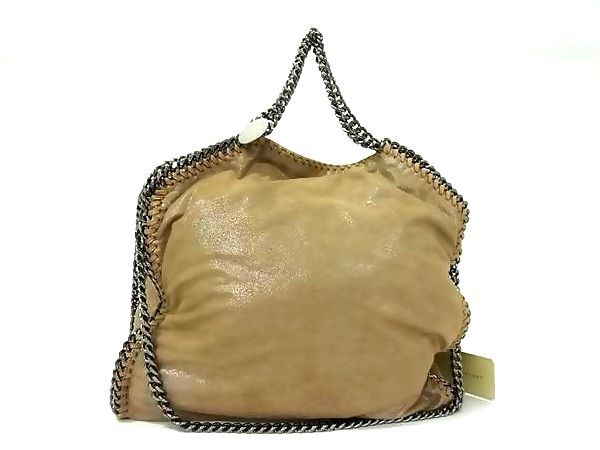 STELLA McCARTNEY ステラ マッカートニー ハンドバッグ ファラベラ ブラウン エコレザー レディース シルバー金具
