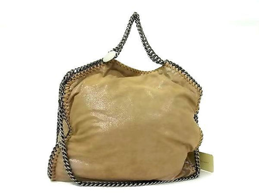 STELLA McCARTNEY ステラ マッカートニー ハンドバッグ ファラベラ ブラウン エコレザー レディース シルバー金具