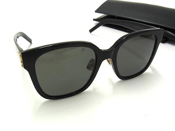 SAINT LAURENT サンローラン サングラス ブラック クリアブラック プラスチック ユニセックス