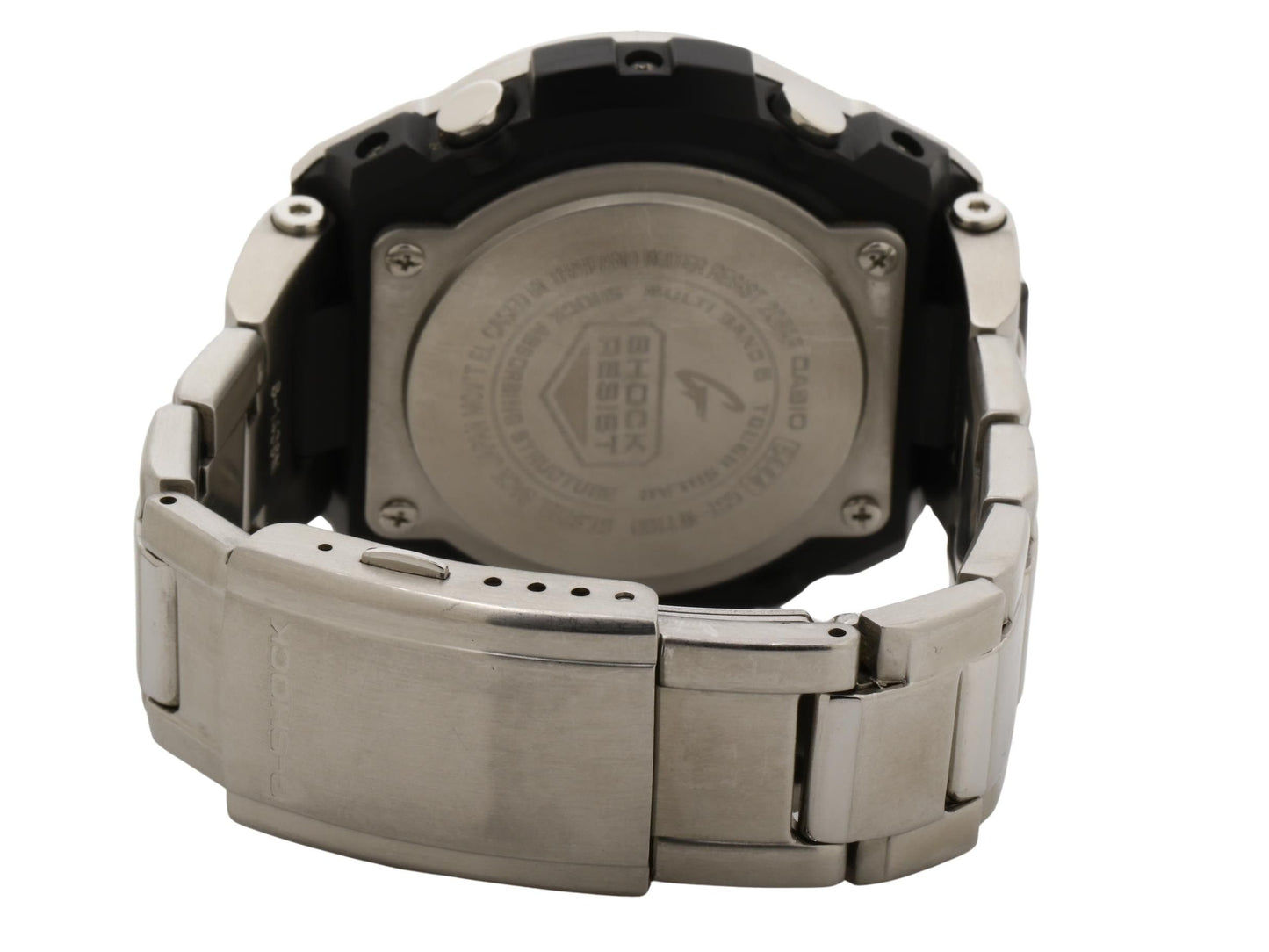 CASIO カシオ 時計 GSHOCK GSTEEL GSTW100 Series GSTW110D1AJF ブラック シルバー 樹脂 ステンレススチール メンズ アナデジ