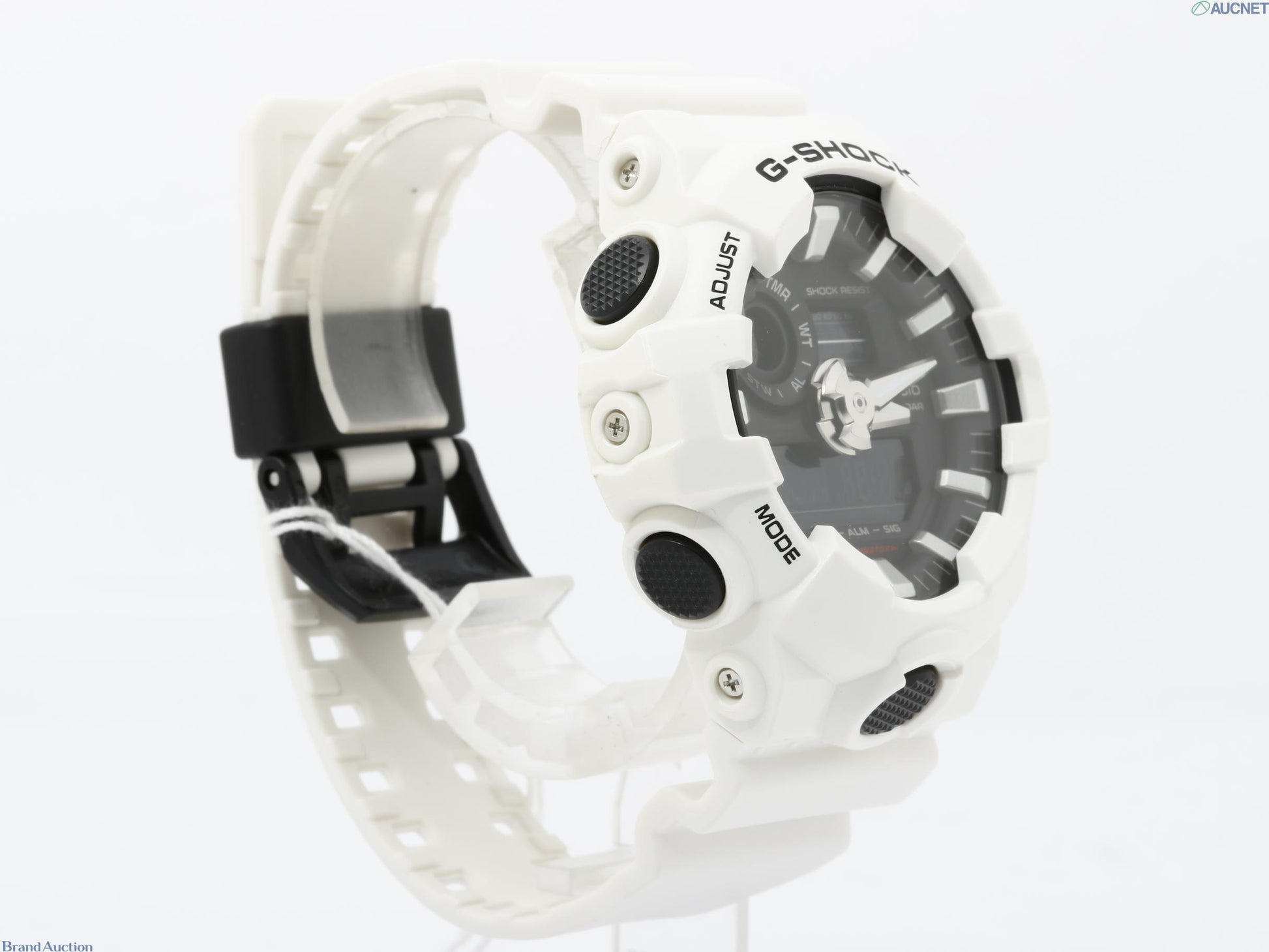 CASIO カシオ 時計 GSHOCK ANALOGDIGITAL GA700 SERIES GA7007AJF ブラック ホワイト 樹脂 メンズ アナデジ 新品未使用展示品