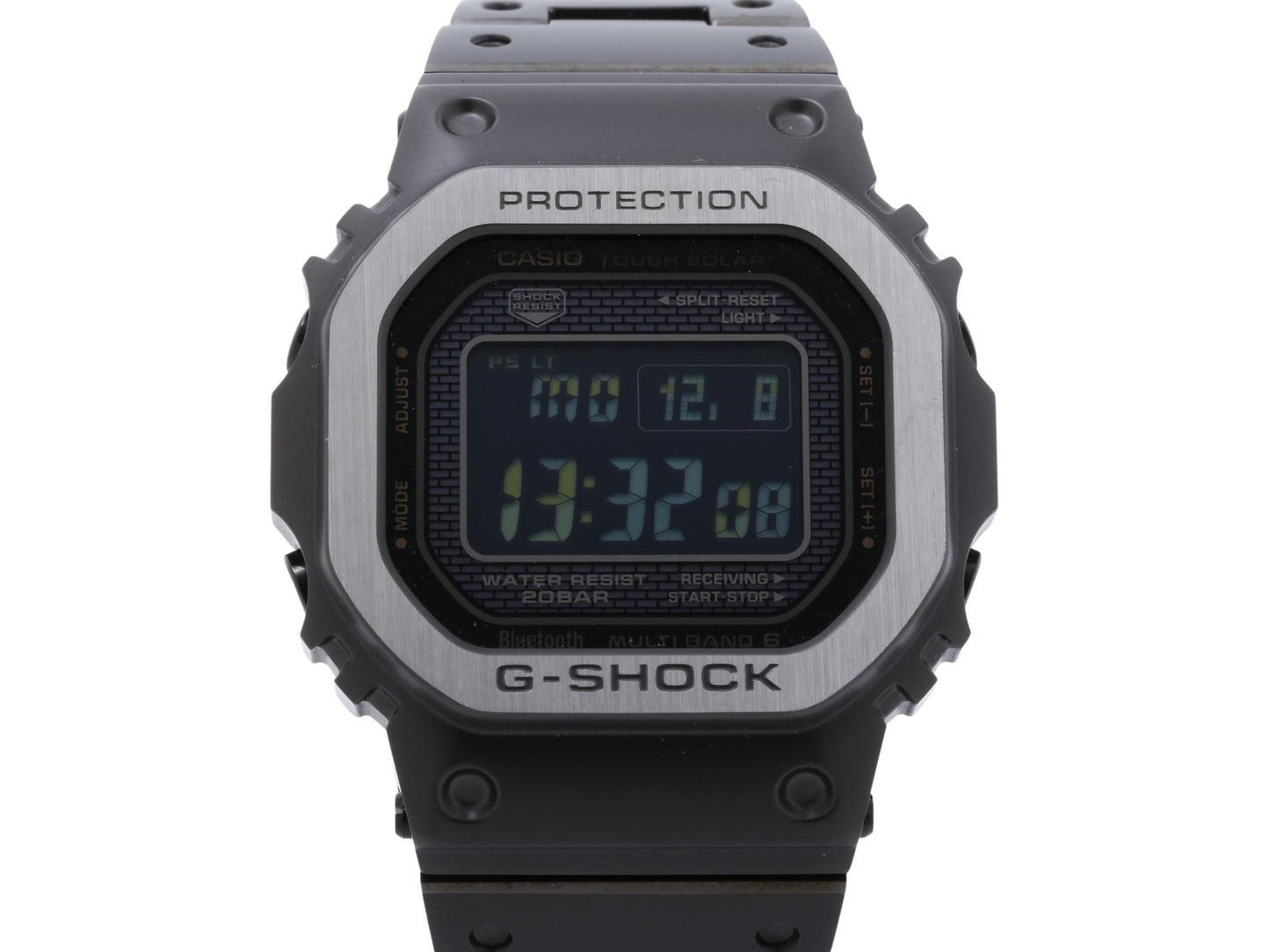 CASIO カシオ 時計 GSHOCK FULL METAL 5000 SERIES GMWB5000MB1JF ブラック ステンレススチール メンズ デジタル 美品