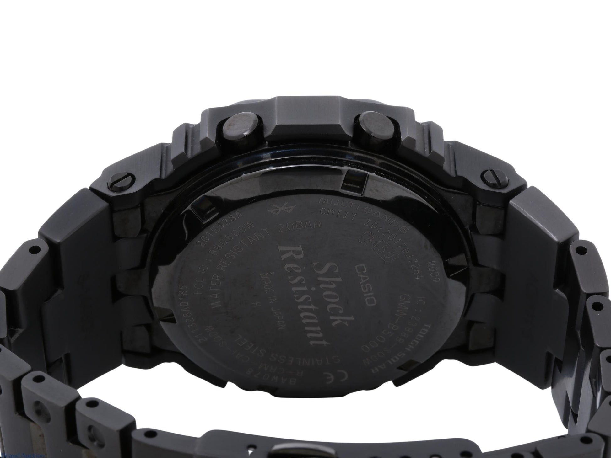 CASIO カシオ 時計 GSHOCK FULL METAL 5000 SERIES GMWB5000MB1JF ブラック ステンレススチール メンズ デジタル 美品