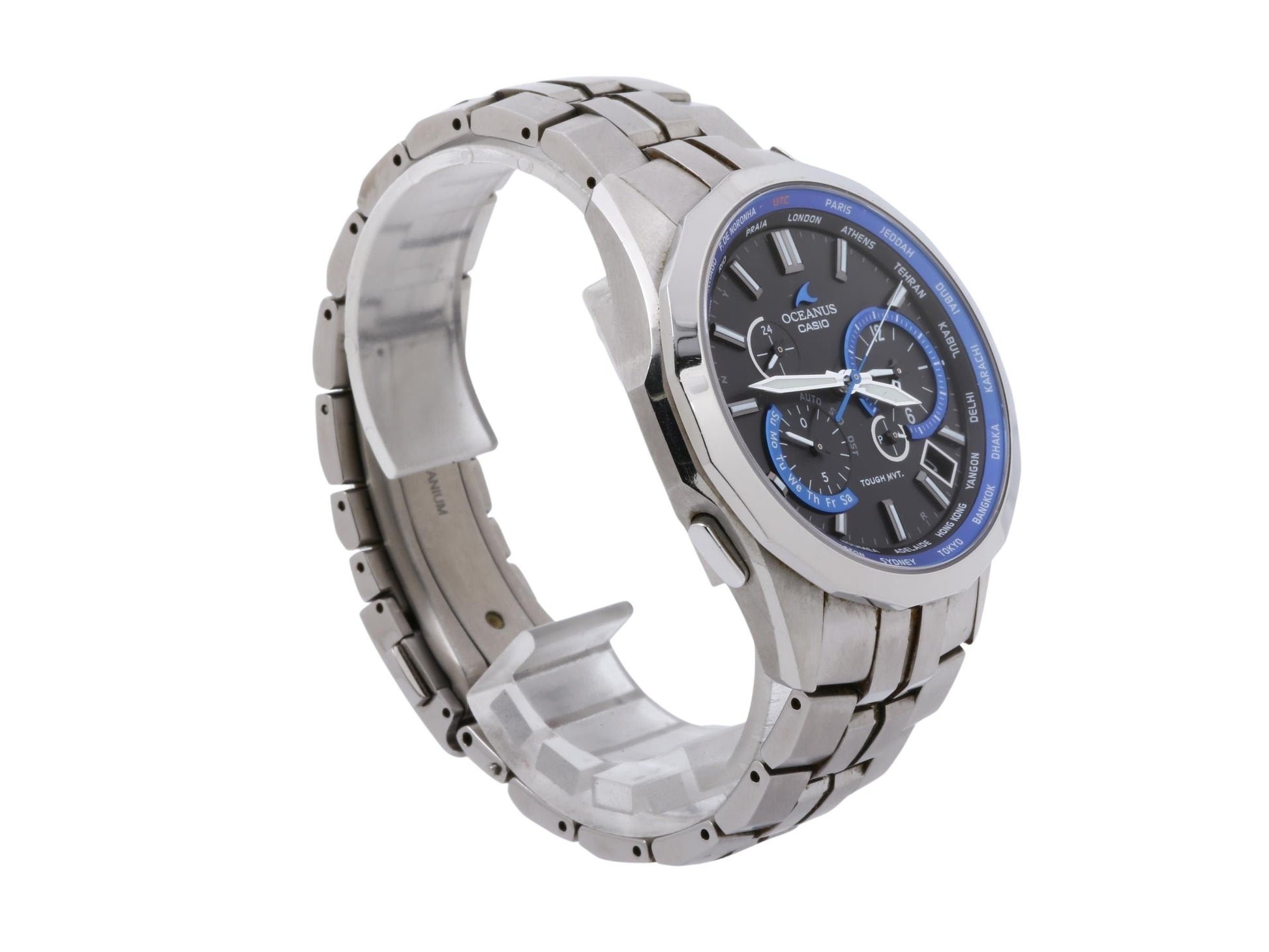 CASIO カシオ 時計 オシアナス マンタ OCWS24001AJF ブラック シルバー チタン メンズ アナログ