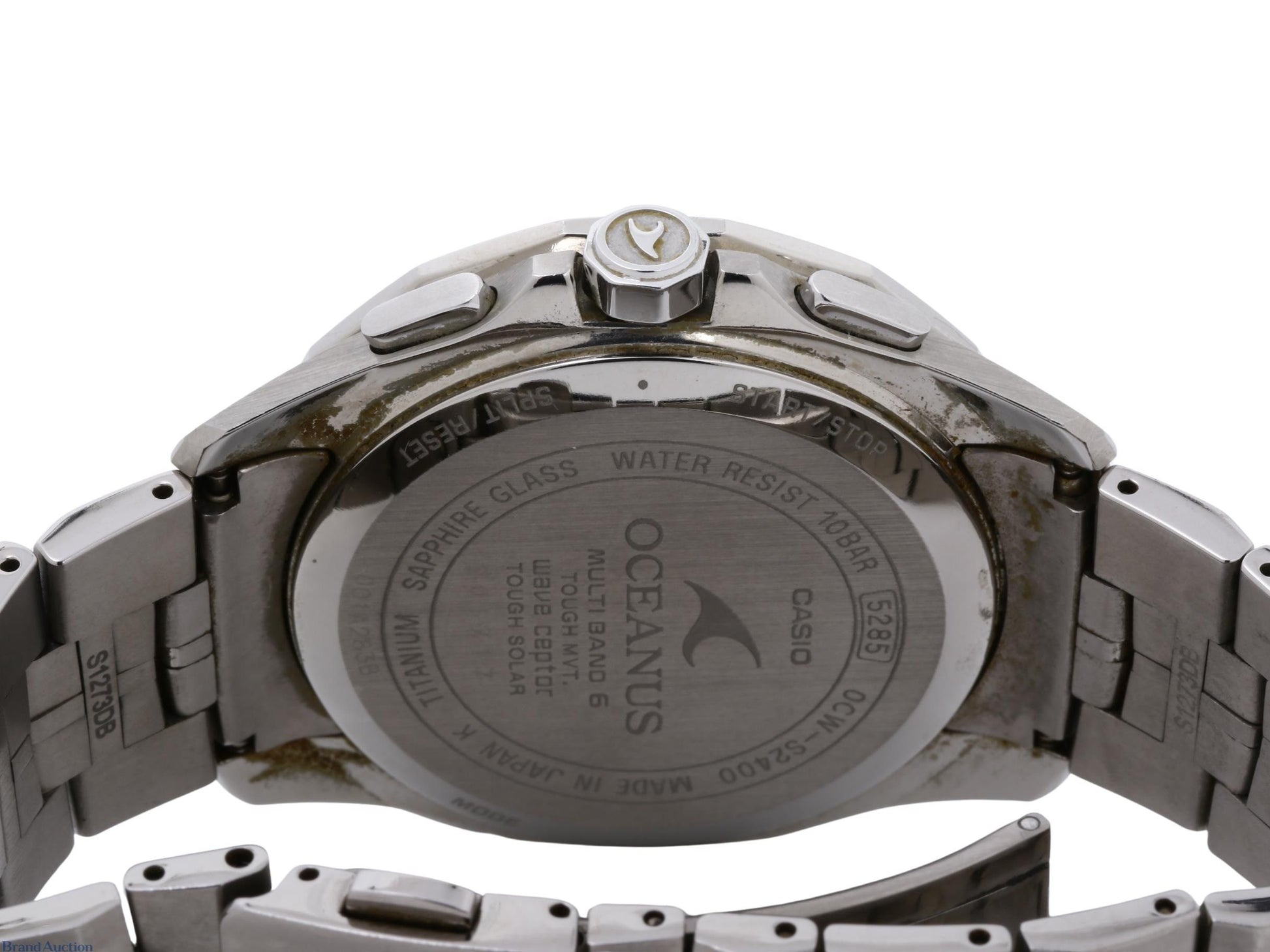 CASIO カシオ 時計 オシアナス マンタ OCWS24001AJF ブラック シルバー チタン メンズ アナログ