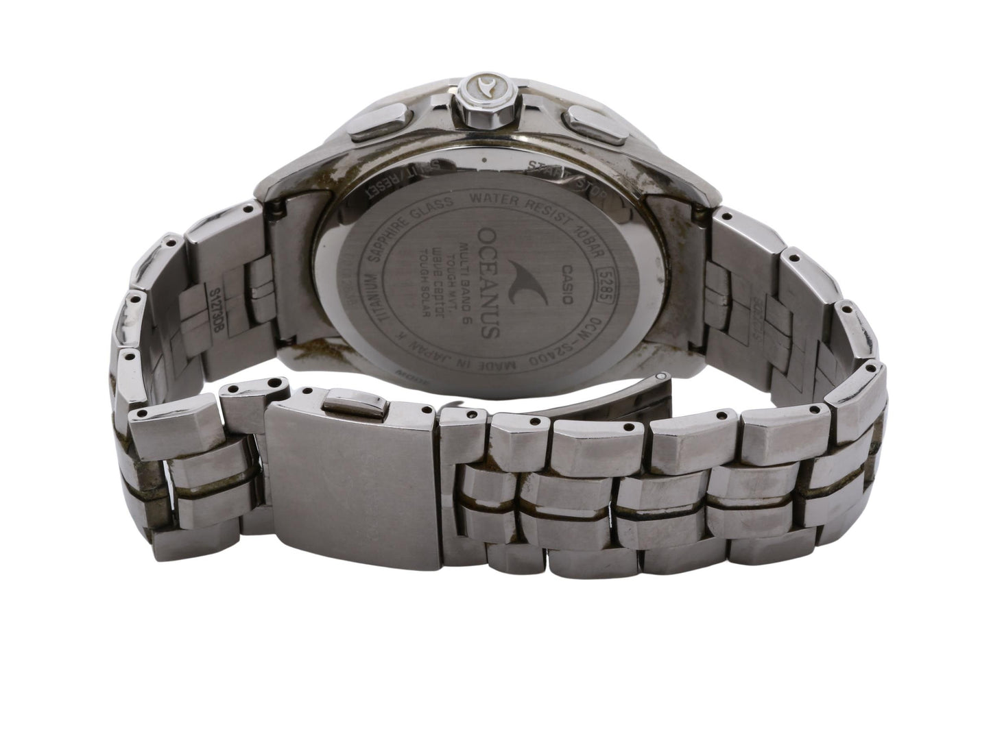 CASIO カシオ 時計 オシアナス マンタ OCWS24001AJF ブラック シルバー チタン メンズ アナログ