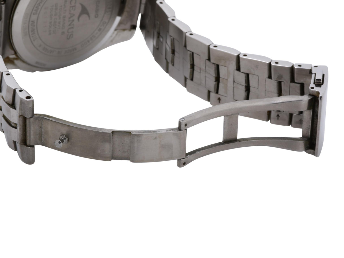 CASIO カシオ 時計 オシアナス マンタ OCWS24001AJF ブラック シルバー チタン メンズ アナログ