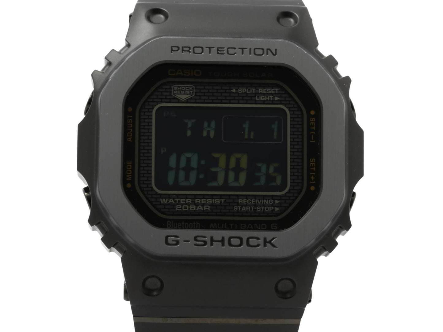 CASIO カシオ 時計 GSHOCK FULL METAL 5000 SERIES GMWB5000MB1JF ブラック ステンレススチール メンズ デジタル 超美品