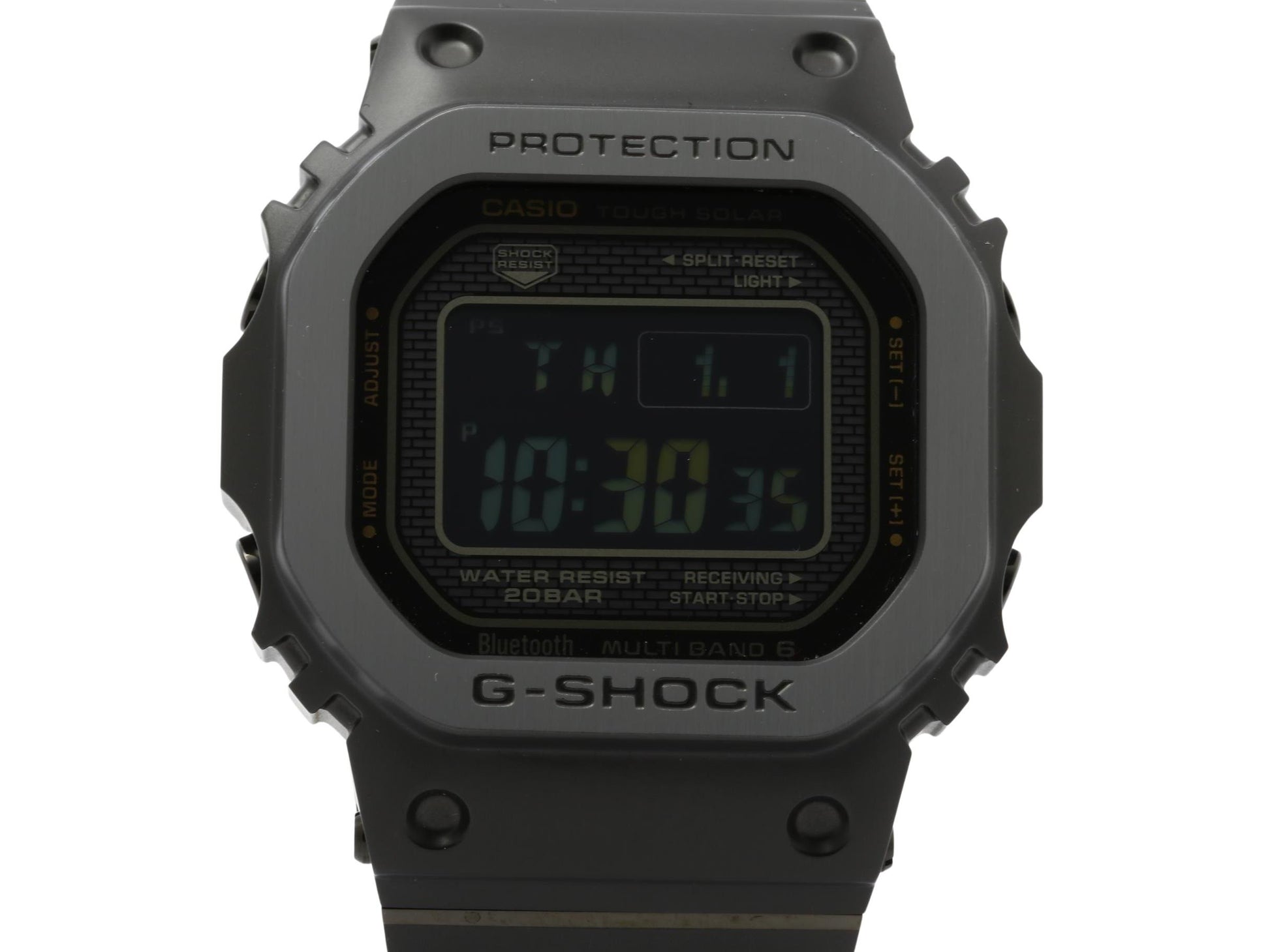 CASIO カシオ 時計 GSHOCK FULL METAL 5000 SERIES GMWB5000MB1JF ブラック ステンレススチール メンズ デジタル 超美品