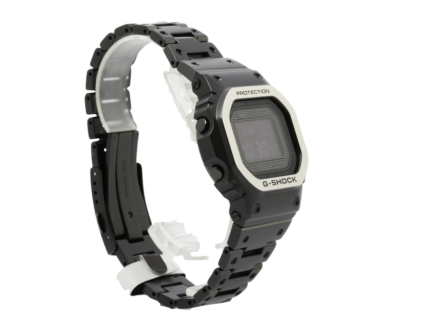 CASIO カシオ 時計 GSHOCK FULL METAL 5000 SERIES GMWB5000MB1JF ブラック ステンレススチール メンズ デジタル 超美品
