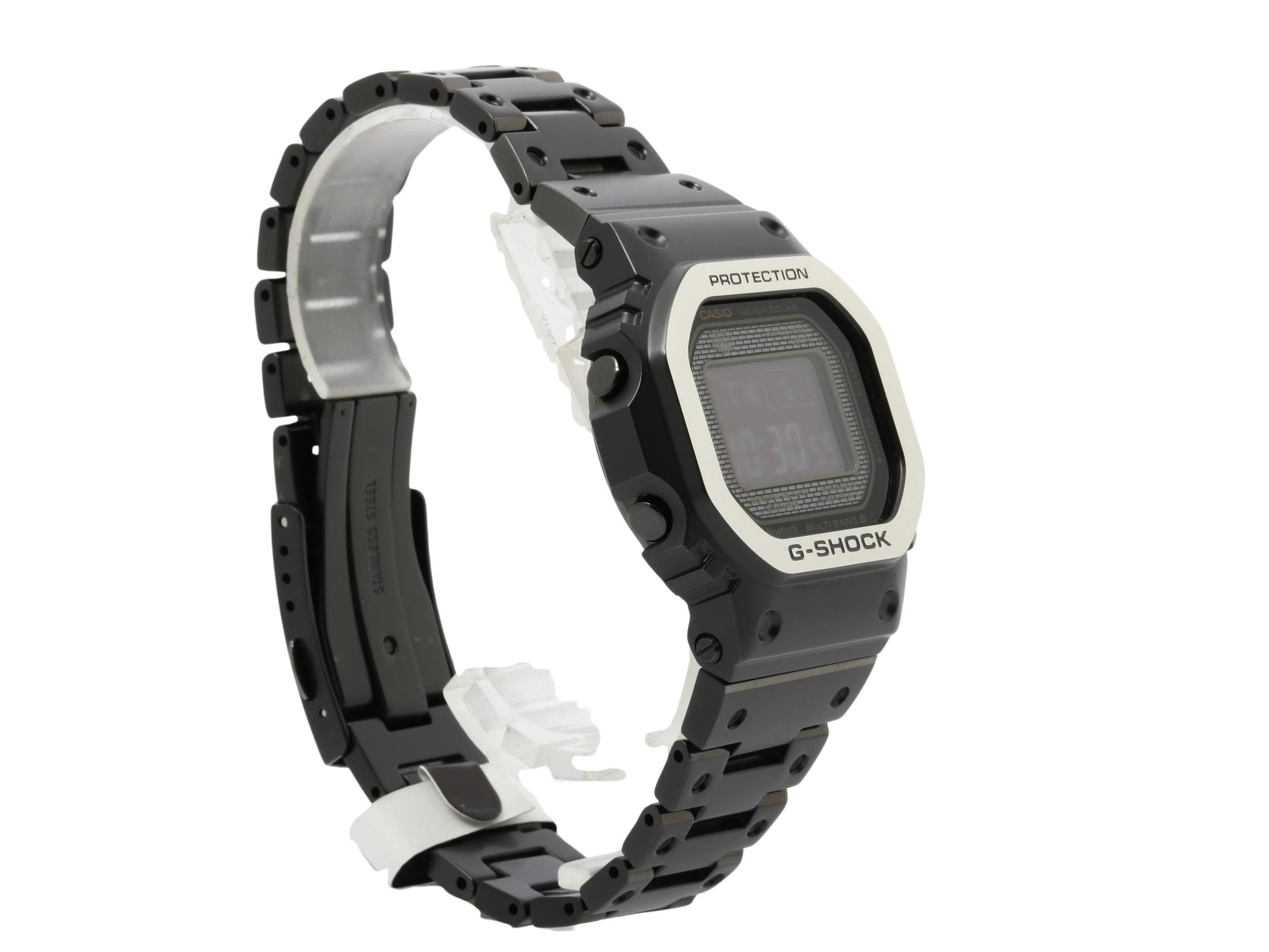 CASIO カシオ 時計 GSHOCK FULL METAL 5000 SERIES GMWB5000MB1JF ブラック ステンレススチール メンズ デジタル 超美品