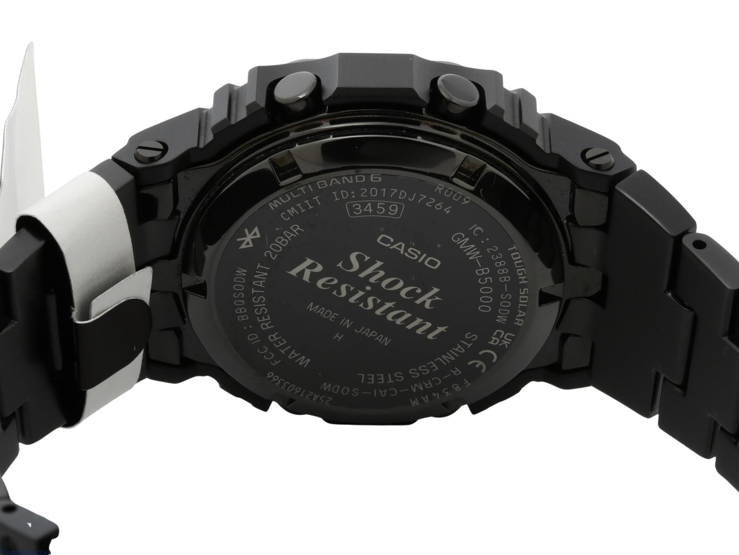 CASIO カシオ 時計 GSHOCK FULL METAL 5000 SERIES GMWB5000MB1JF ブラック ステンレススチール メンズ デジタル 超美品