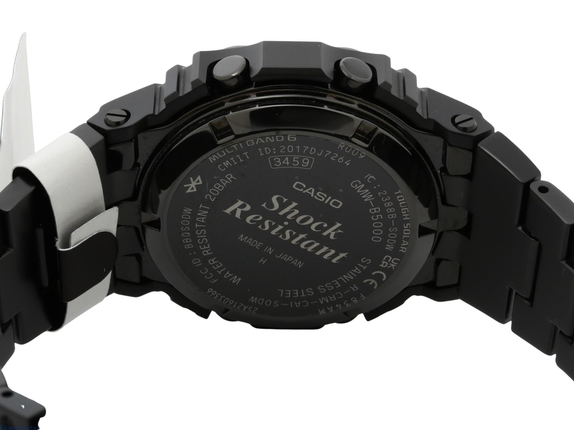 CASIO カシオ 時計 GSHOCK FULL METAL 5000 SERIES GMWB5000MB1JF ブラック ステンレススチール メンズ デジタル 超美品