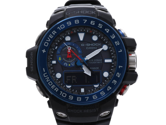 CASIO カシオ 時計 GSHOCK MASTER OF G SEA GULFMASTER GWN1000B1BJF ブラック 樹脂 ステンレススチール メンズ アナデジ 美品