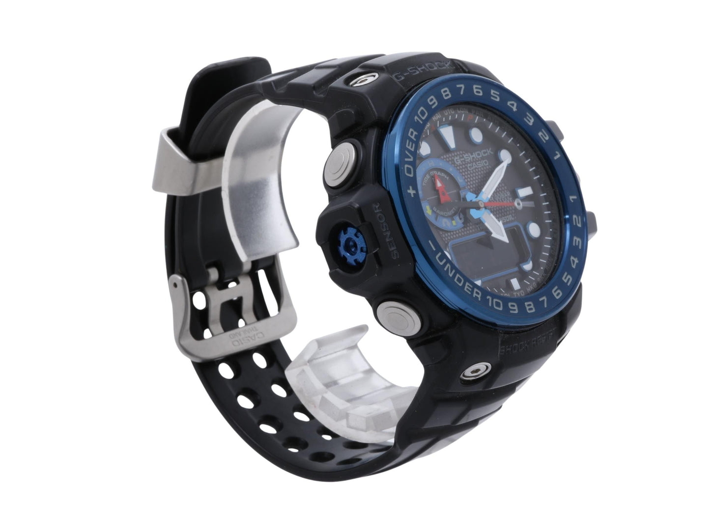 CASIO カシオ 時計 GSHOCK MASTER OF G SEA GULFMASTER GWN1000B1BJF ブラック 樹脂 ステンレススチール メンズ アナデジ 美品