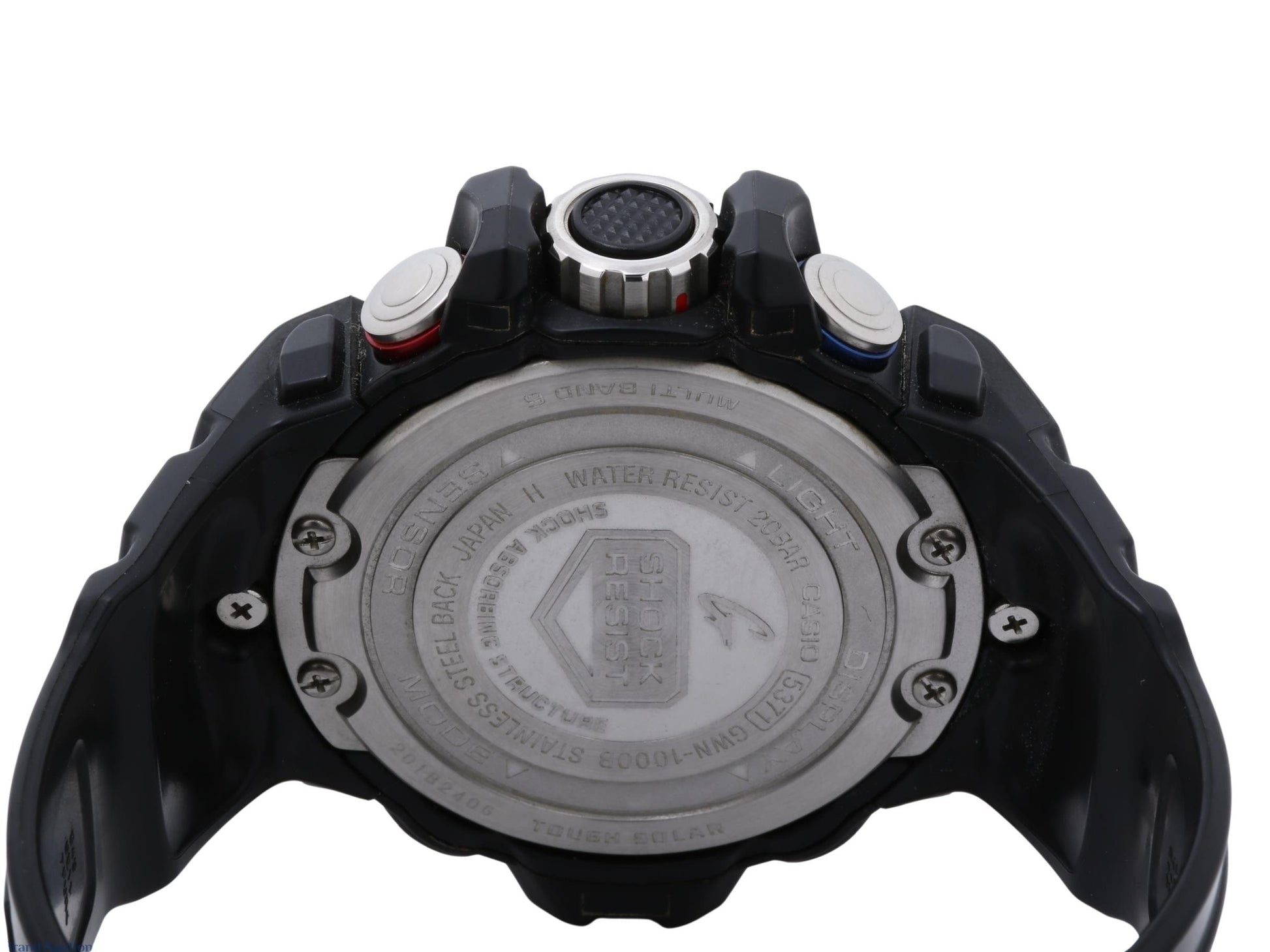 CASIO カシオ 時計 GSHOCK MASTER OF G SEA GULFMASTER GWN1000B1BJF ブラック 樹脂 ステンレススチール メンズ アナデジ 美品