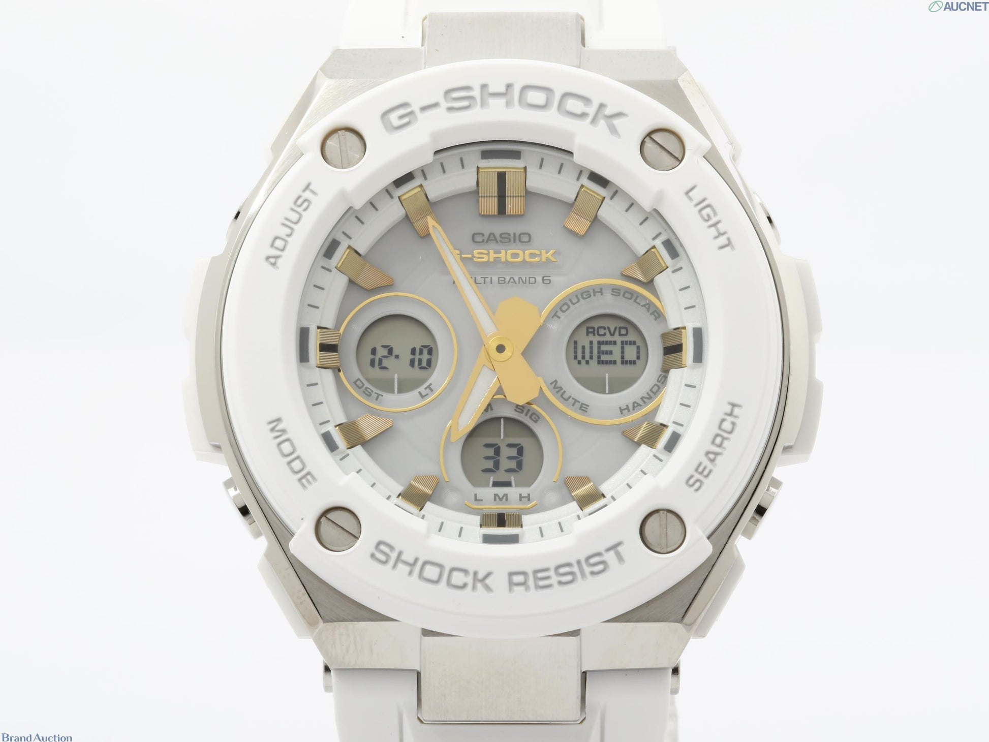 CASIO カシオ 時計 GSHOCK GSTEEL Mid Size Series GSTW3007AJF ホワイト 樹脂 ステンレススチール メンズ アナデジ 新品未使用展示品
